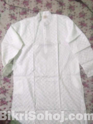 White indian panjabi size: 42